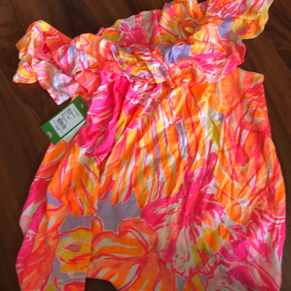 Off the shoulder Lilly Pulitzer summer top